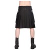 Men Gothic Punk Rock Kilt For Men Union Pistal Cotton 